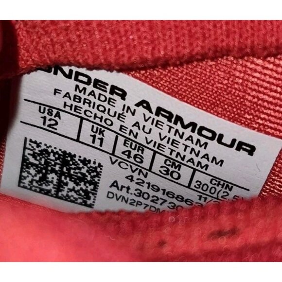 UNDER ARMOUR HIGHLIGHT 2 MC KNIT RED FOOTBALL CLEATS MEN\'S SIZE 12 NEW main image 11